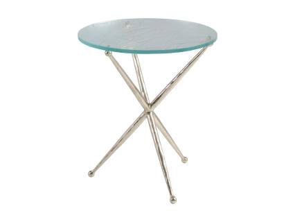 Marcus Champagne Round End Table