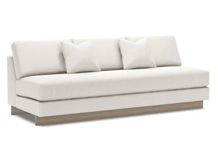 Grace Armless Sofa - One Cushion