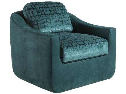 Liz Leather Swivel Chair