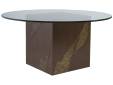 Contango 60 Inch Glass Top Dining Table - 1