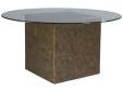 Contango 56 Inch Glass Top Dining Table - 1