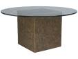 Contango 60 Inch Glass Top Dining Table - 1