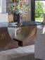 Contango Rectangular Glass Top Dining Table - 3