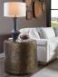 Contango Round Drum End Table - 2