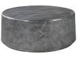 Contango White Round Cocktail Table - 1