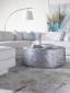 Contango White Round Cocktail Table - 2