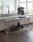 Bond Street Champagne Sofa Table - 2