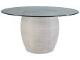 Ardence 56 Inch Glass Top Dining Table - 1
