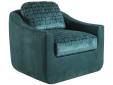 Liz Leather Swivel Chair - 1