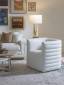 Audrey Leather Swivel Chair - 2
