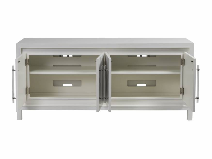 Elation White Media Console