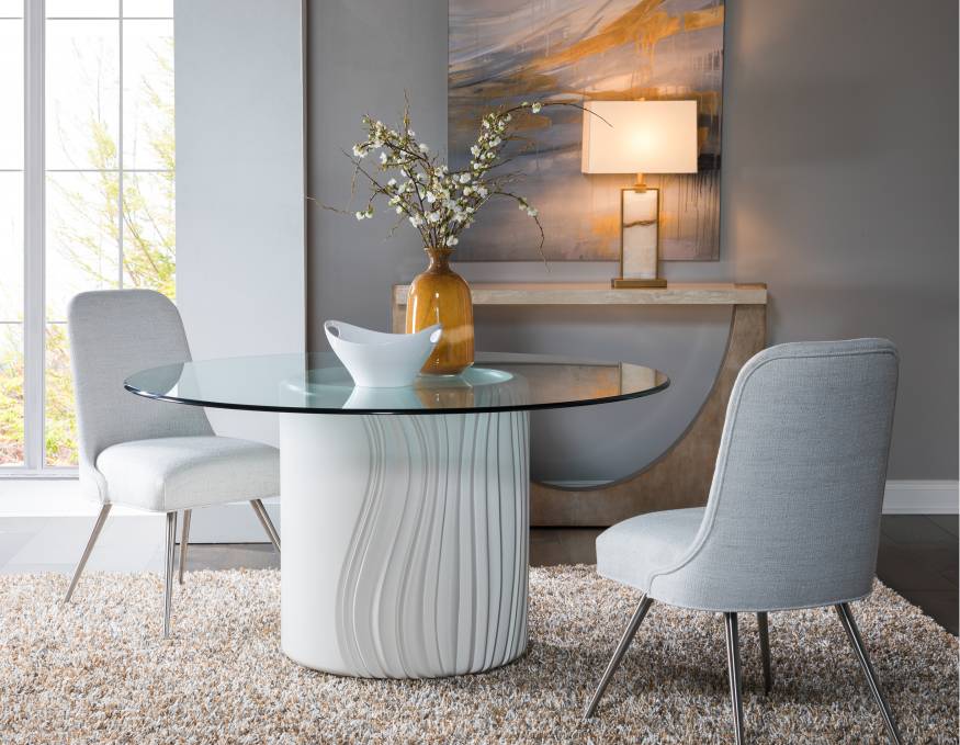 Ivory - 2315-870-56C | Volante 56 Inch Round Dining Table | Signature